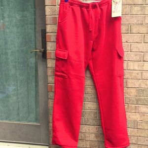 (Bigggg size) men sweat pants!!!! Cargo pocket.